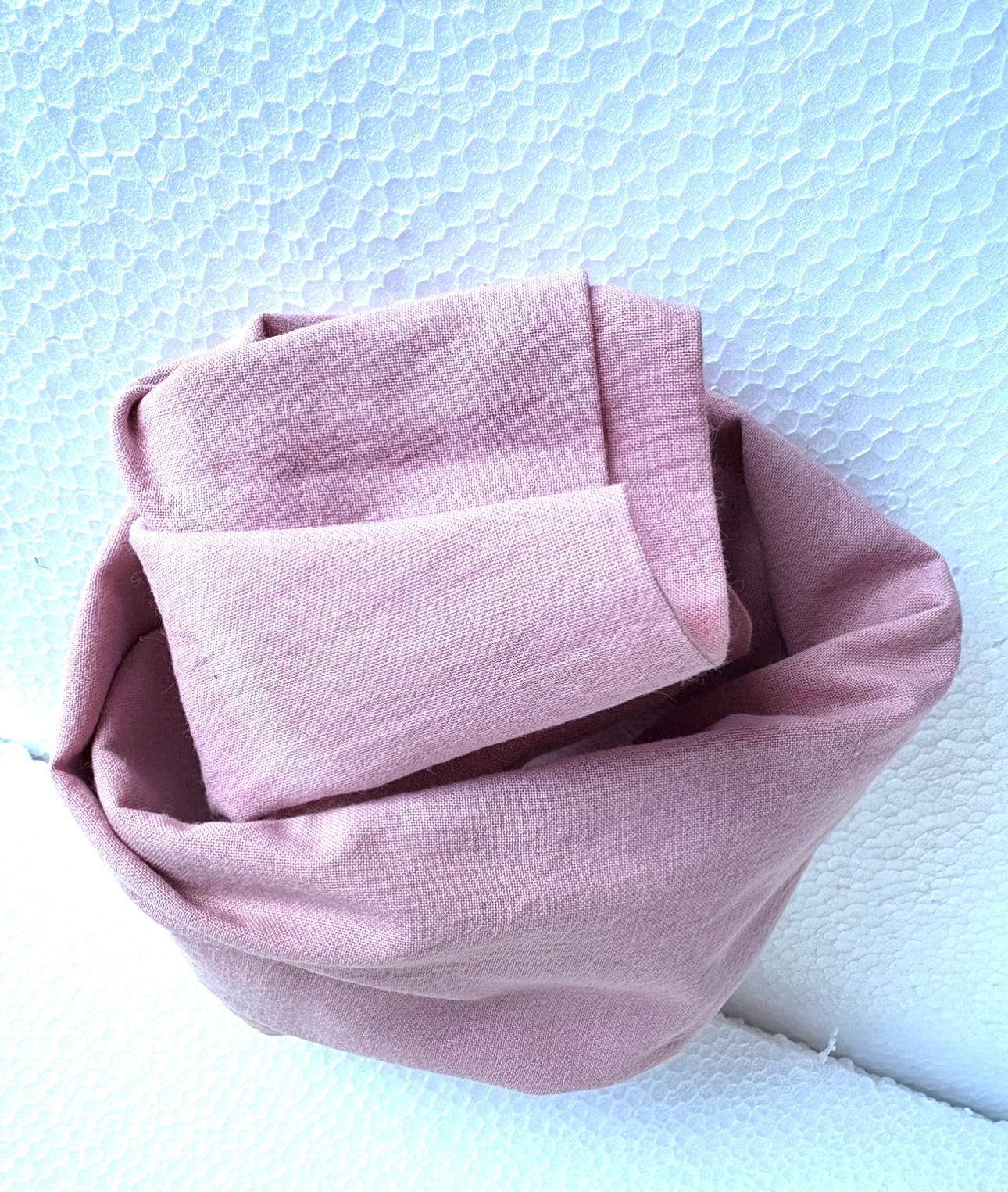 さらしの手ぬぐい(淡い絞り模様あり)